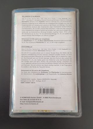 Carta Kompass Alassio-Imperia 1:50000