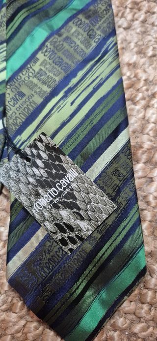 2 Corbatas Roberto Cavalli seda SIN ESTRENAR.