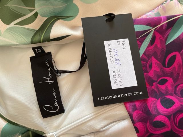 Vestido Carmen Horneros XL