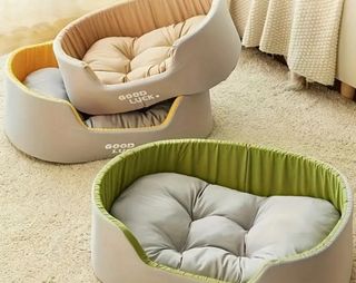 Cama para perro - Gris y Verde