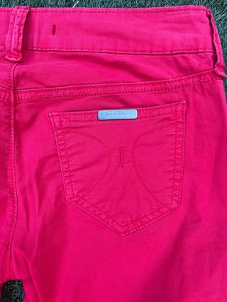 Pantalones Fornarina rojos, talla 26