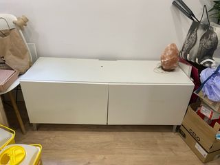 Mueble TV blanco - 2 puertas