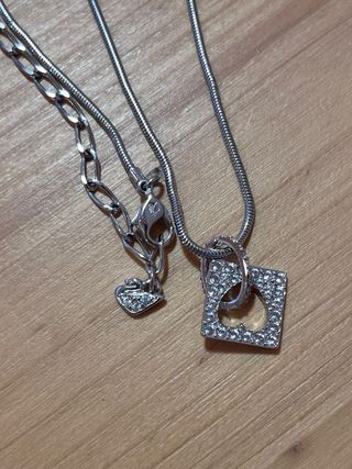 Colgante Swarovski Plata corazón