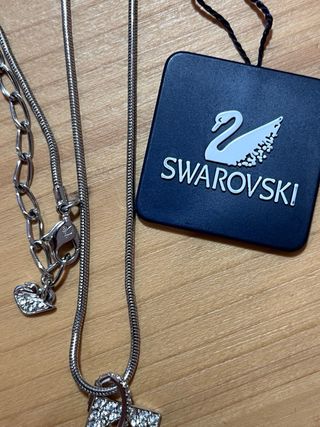 Colgante Swarovski Plata corazón