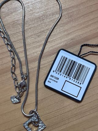 Colgante Swarovski Plata corazón