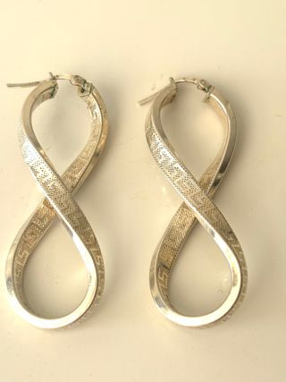 Pendientes plata 925 infinito