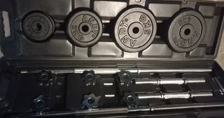 MALETIN 50KG ANDY DE 28MM PARA BARRAS DECATHLON 