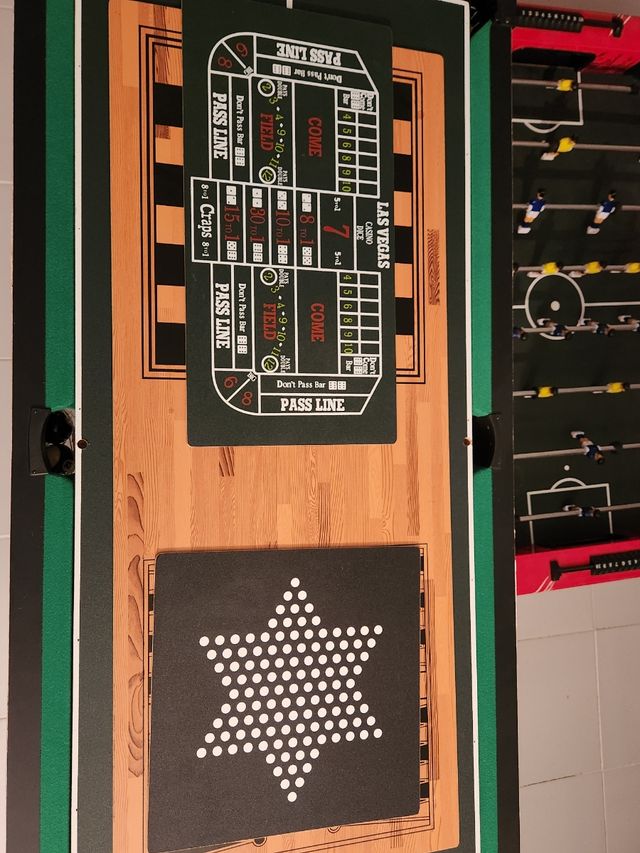 Futbolín 14-en-1 Multifunción