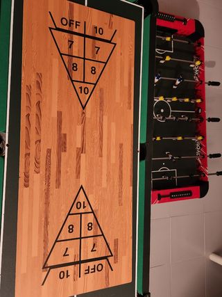 Futbolín 14-en-1 Multifunción