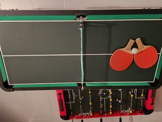 Futbolín 14-en-1 Multifunción