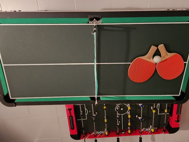 Futbolín 14-en-1 Multifunción