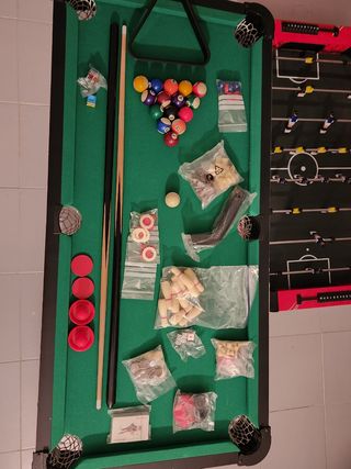 Futbolín 14-en-1 Multifunción