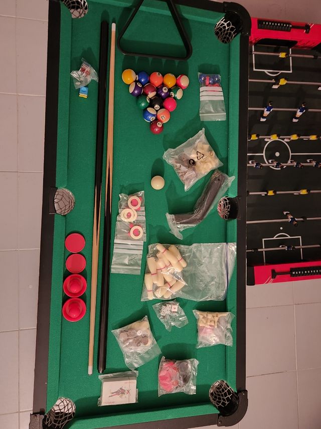 Futbolín 14-en-1 Multifunción