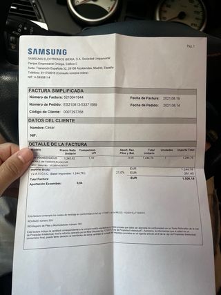Samsung Galaxy Z Fold 3 - 256GB - Negro
