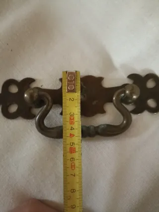 6 Tiradores bronce antiguos