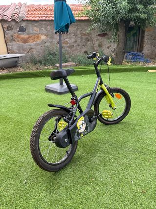 Bicicleta niño BTWIN 16" negra