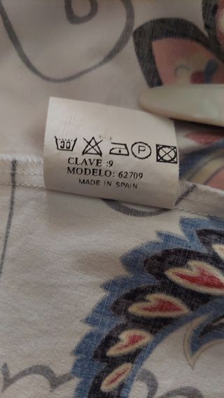 Camisa Anna Mora paisley T-40