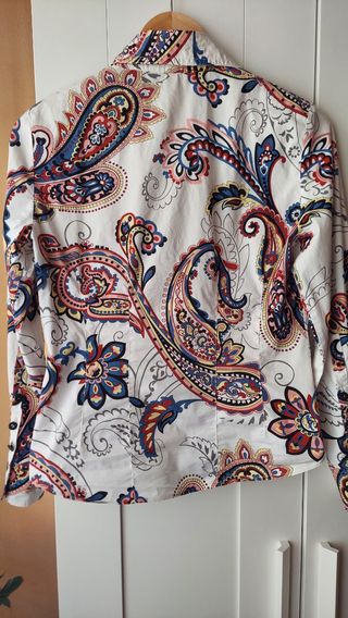 Camisa Anna Mora paisley T-40