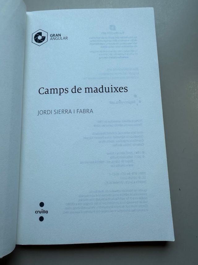 Llibre camps de maduixes
