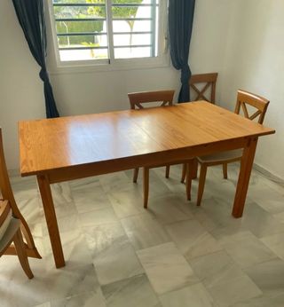 Mesa Comedor extensible madera 