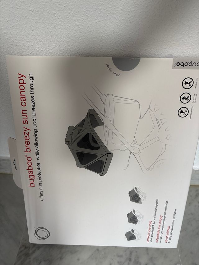 Capota Bugaboo Fox 2 Gris Niebla