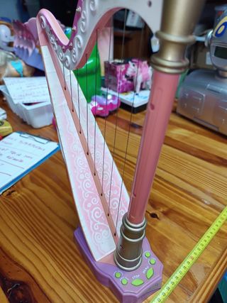 ARPA ELECTRÓNICA ROSA Y DORADA