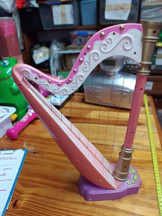 ARPA ELECTRÓNICA ROSA Y DORADA