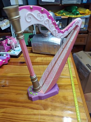 ARPA ELECTRÓNICA ROSA Y DORADA