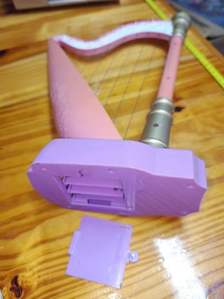 ARPA ELECTRÓNICA ROSA Y DORADA