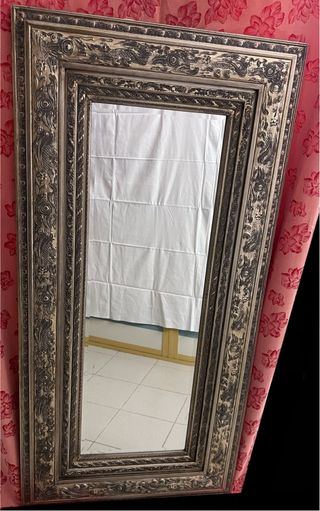 Espejo vintage plateado