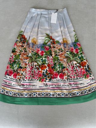 Conjunto Zara estampado multicolor.
Talla XS / M