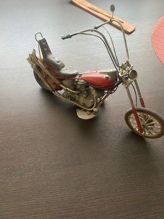 2 Mini Motos Decorativas