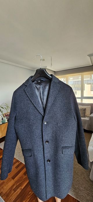 Abrigo Mango - Gris - Talla S