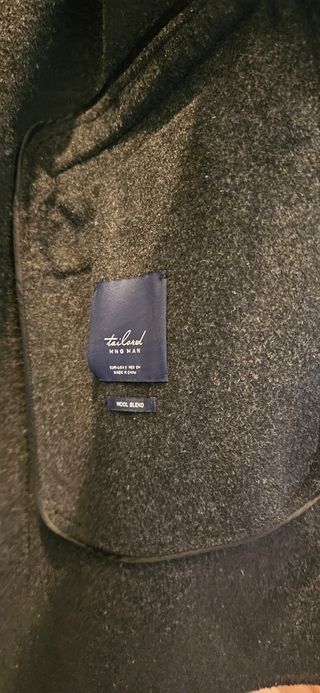 Abrigo Mango - Gris - Talla S