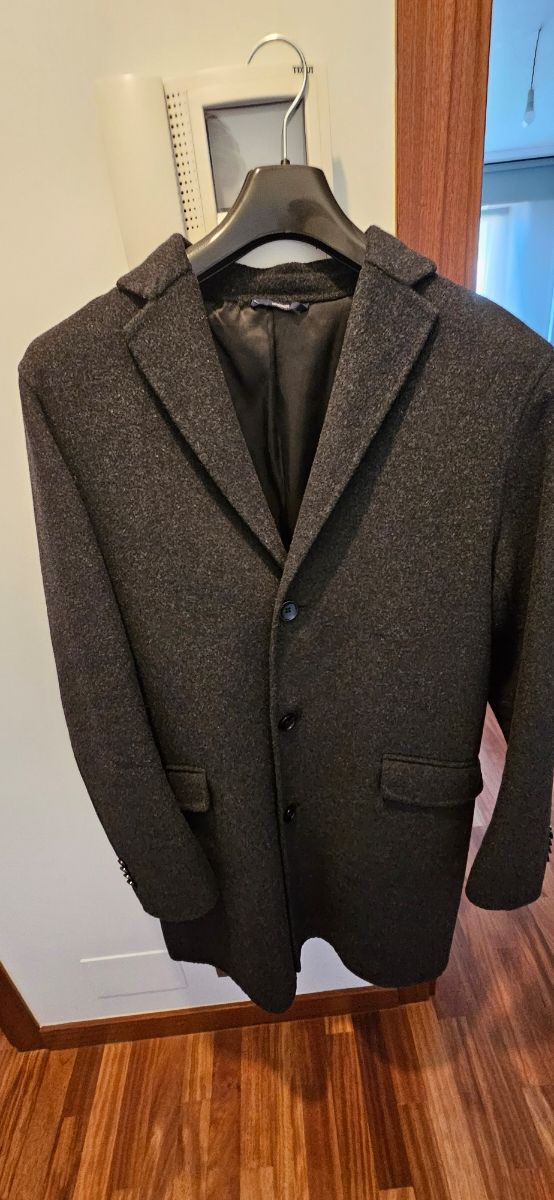 Abrigo Mango - Gris - Talla S