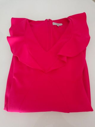 Vestido elegante rojo fiesta