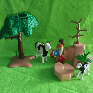 Playmobil pastorcita y vacas