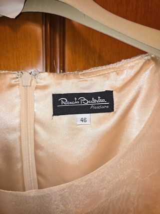 Vestito cerimonia Renato Balestra beige tg 46