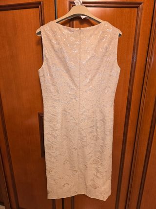 Vestito cerimonia Renato Balestra beige tg 46