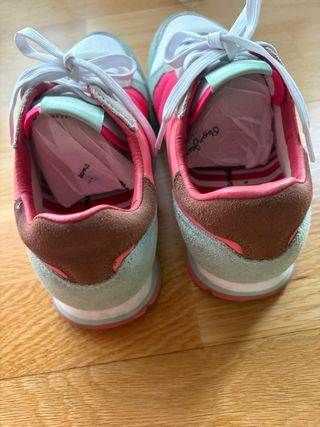 Zapatillas Pepe Jeans - Rosa y Blanco