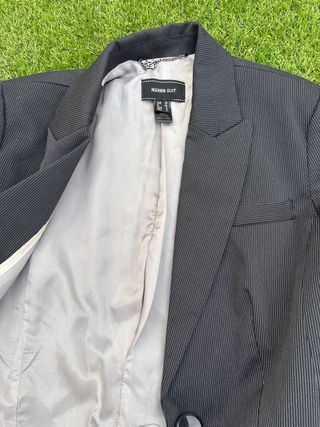 Americana Mango negra, talla 38