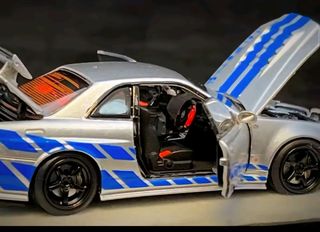 Coche escala 1/64 Nissan Skyline R34 Z-Tune PGM 