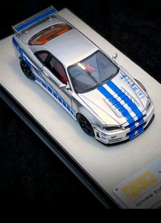 Coche escala 1/64 Nissan Skyline R34 Z-Tune PGM 
