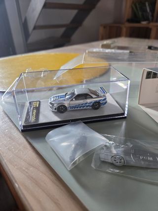 Coche escala 1/64 Nissan Skyline R34 Z-Tune PGM 