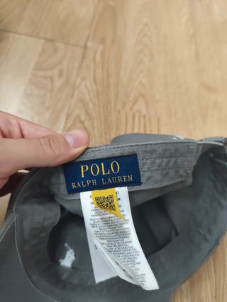 Gorra Ralph Lauren gris