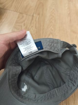 Gorra Ralph Lauren gris