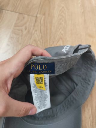 Gorra Ralph Lauren gris