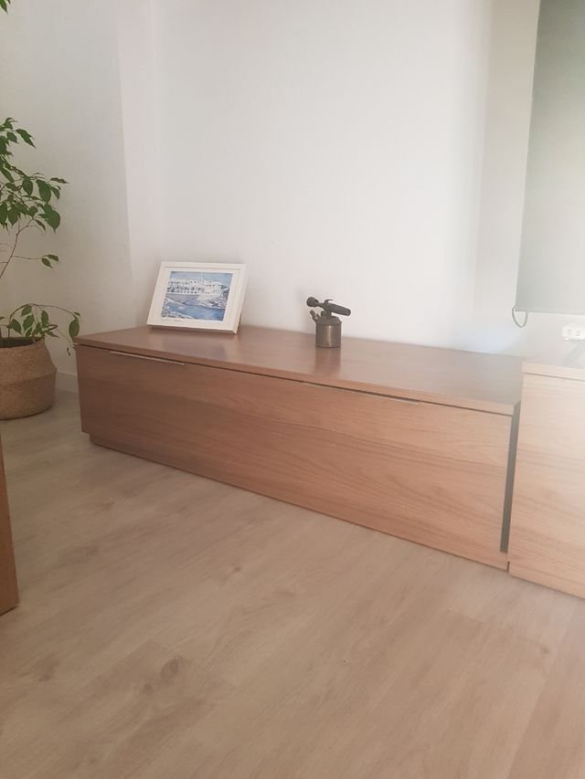 Mueble TV madera - almacenaje