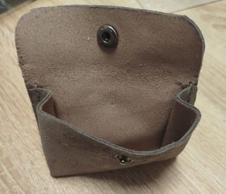 Monedero cuero plata ✨