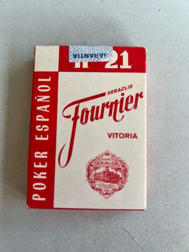 Baraja Española Fournier Vitoria N21 ROJO